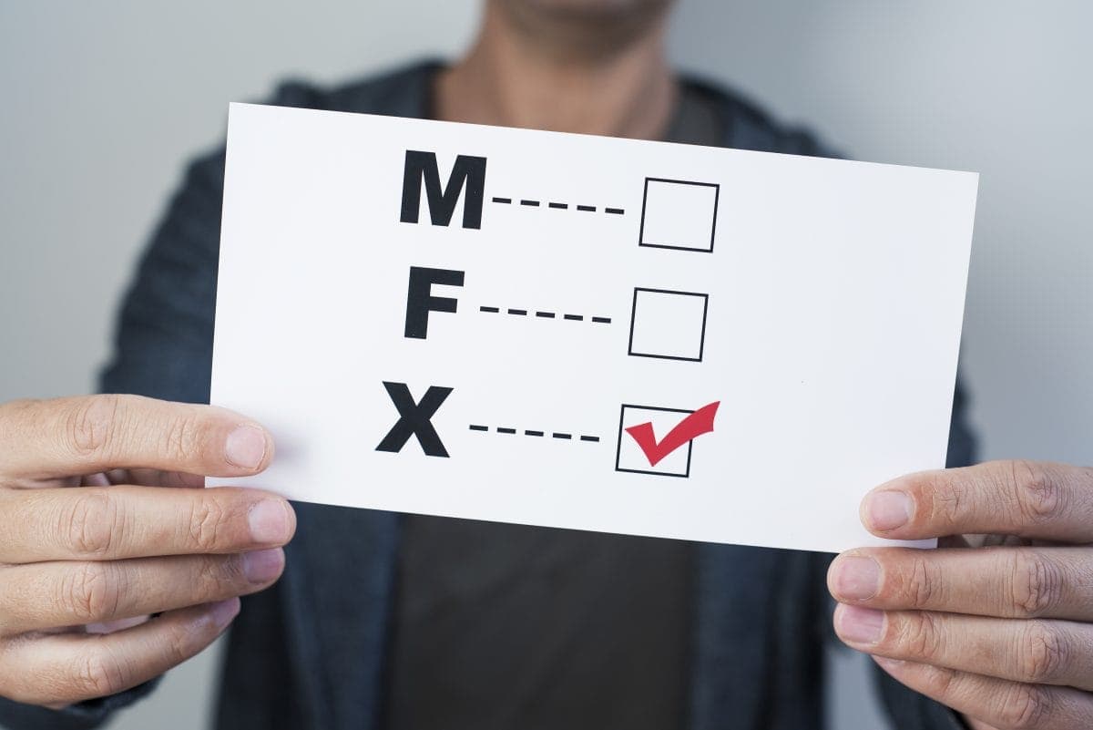 X-status voor non-binair en intersekse personen 3 x-status voor non-binaire en intersekse mensen